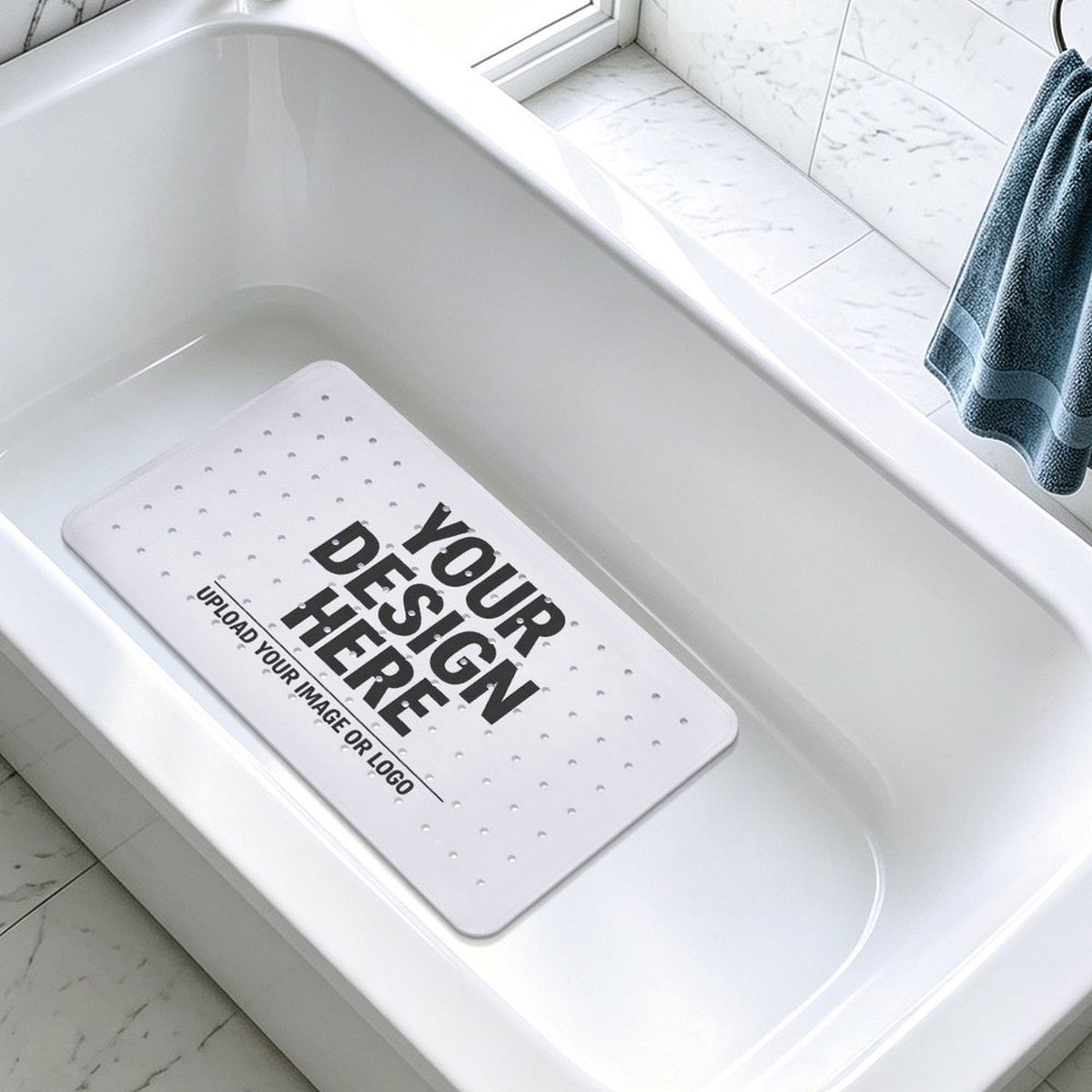 Bathroom Suction Cup Anti-slip Mat 70 x 40cm