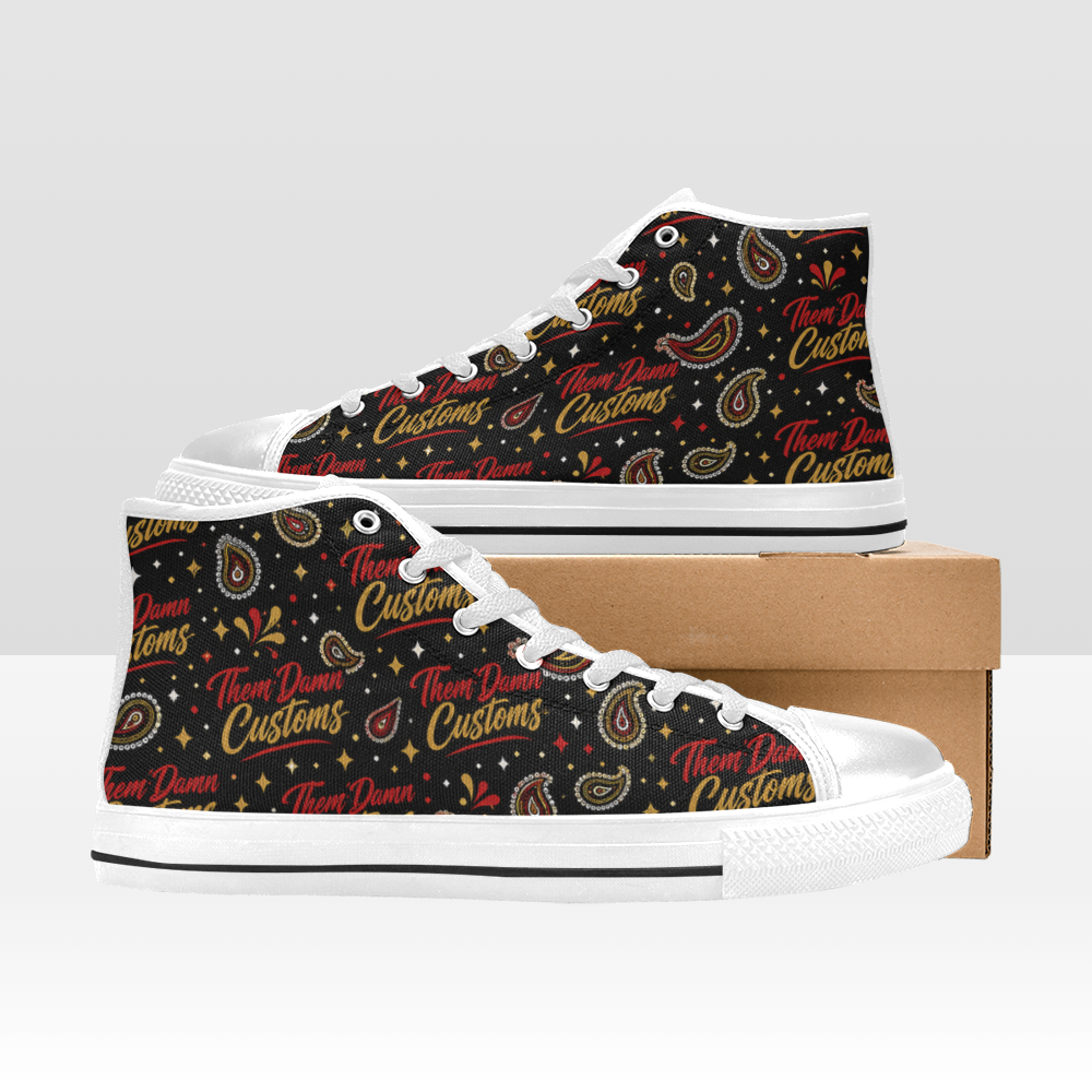 Men’s Classic High Top Canvas Shoes