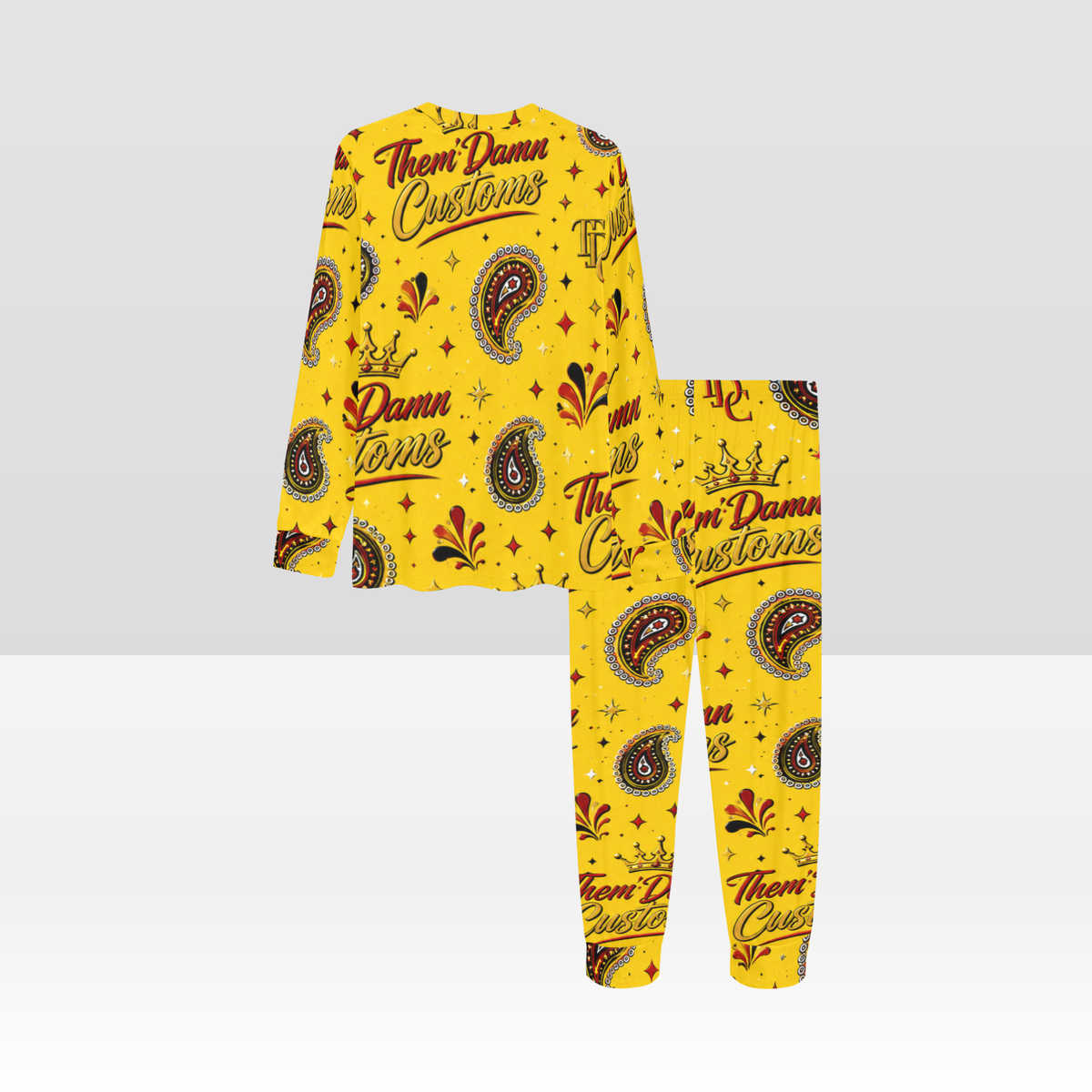 Big Kids' All Over Print Pajama Set
