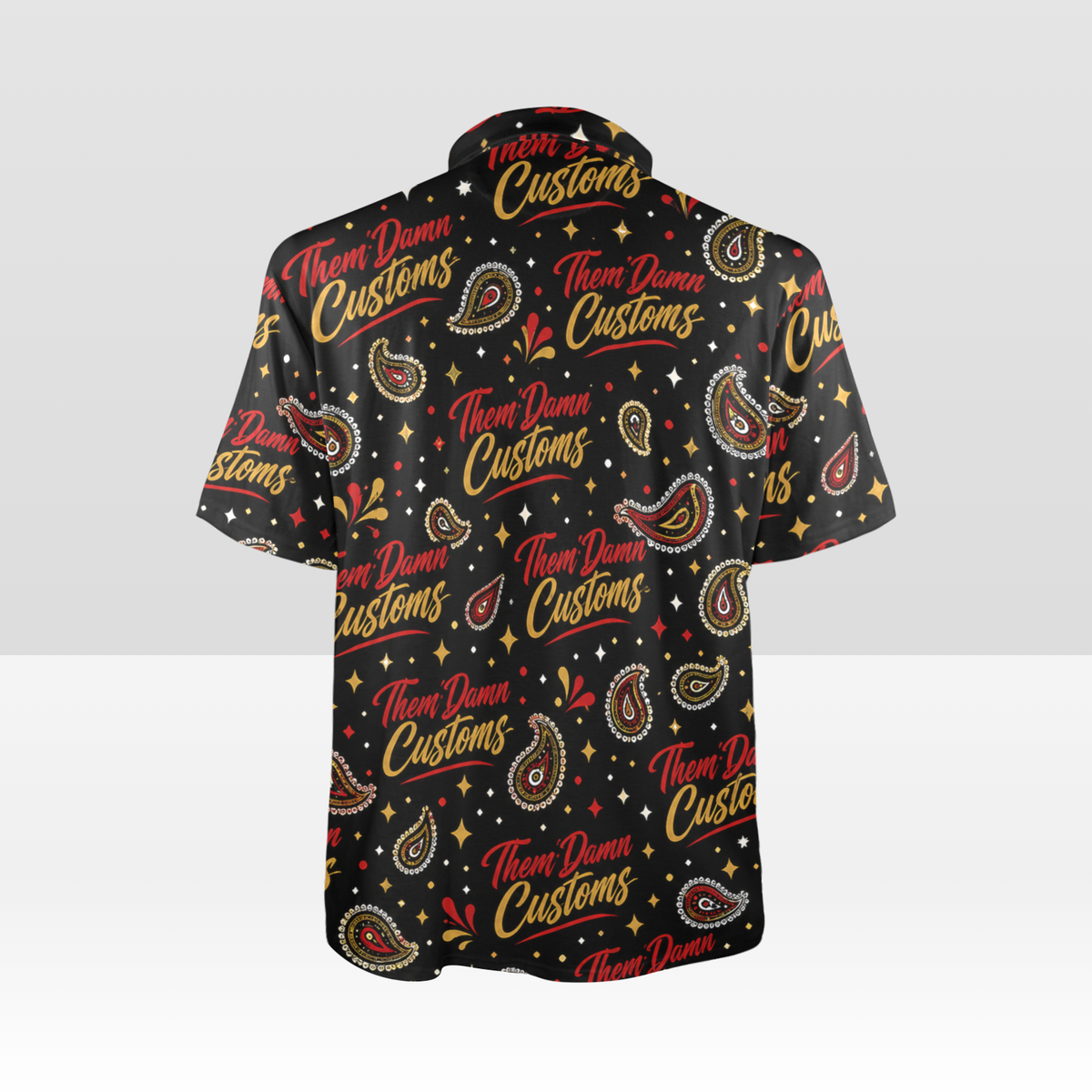 Men's All Over Print Polo Shirt