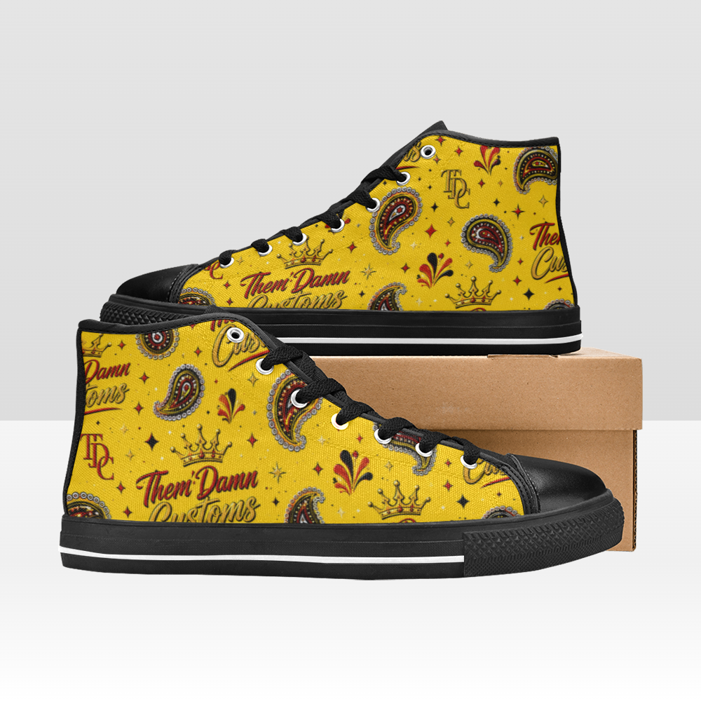 Kids' High Top Canvas Shoes