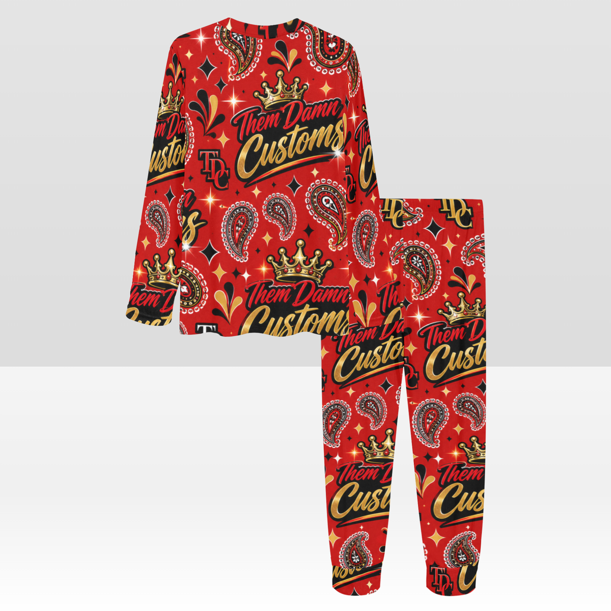 Women's All Over Print Pajama Set