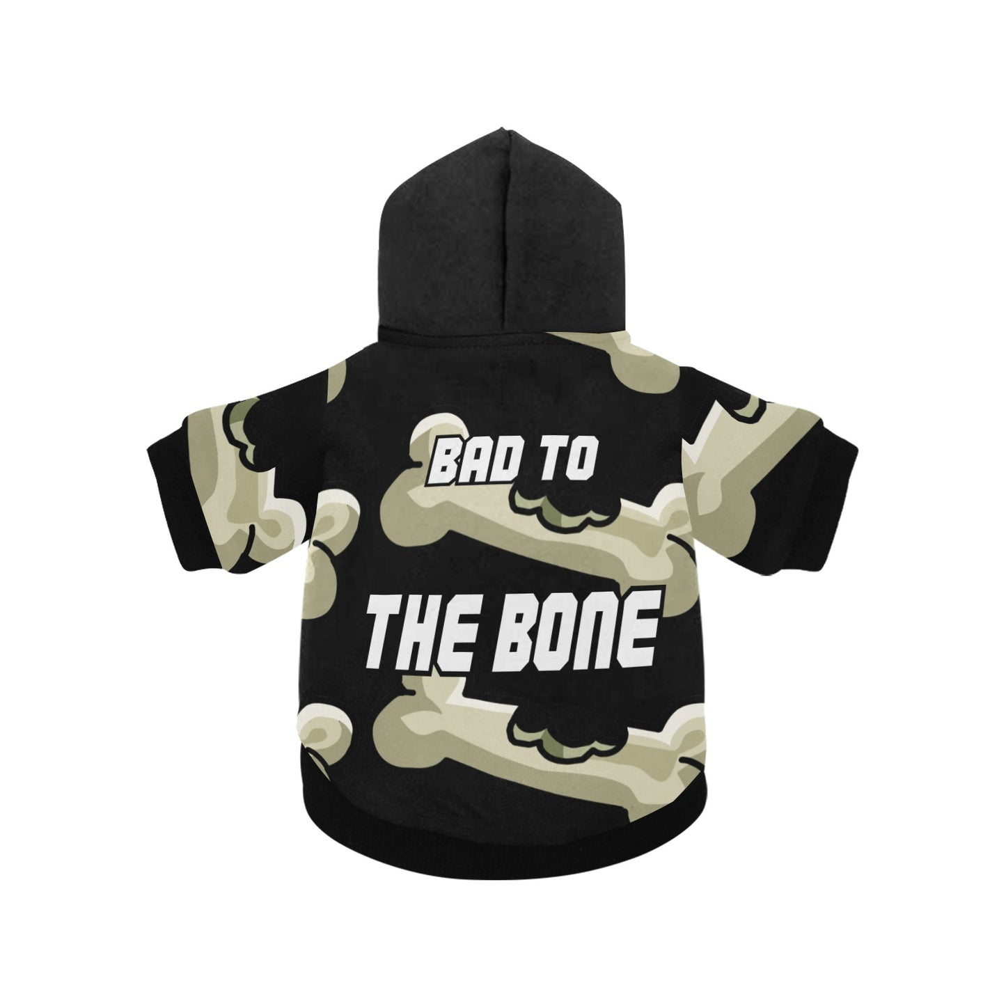 Sudadera con capucha para perros con estampado integral (personalizada)