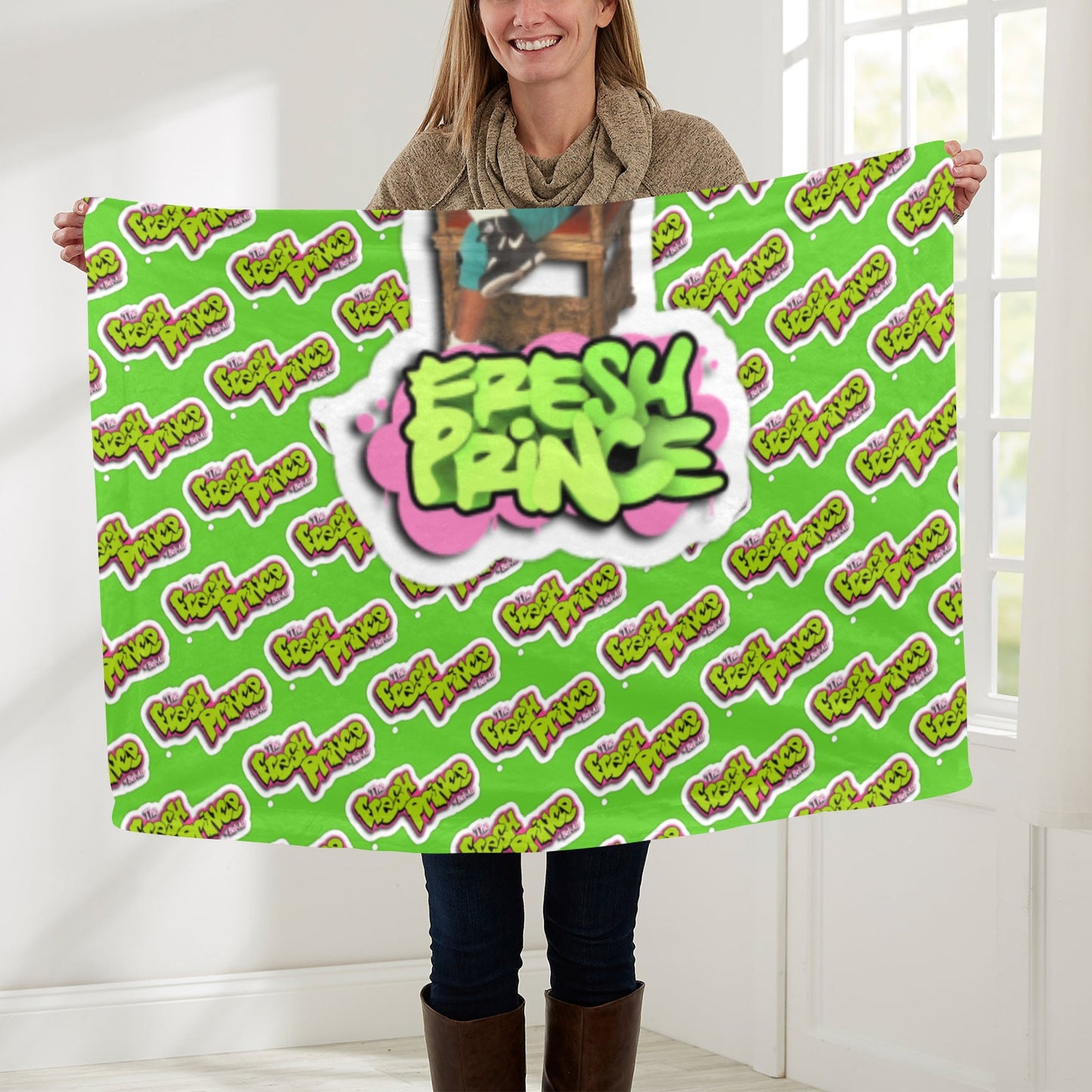 Manta de bebé 30"x40" Fresh Prince (Personalizada)