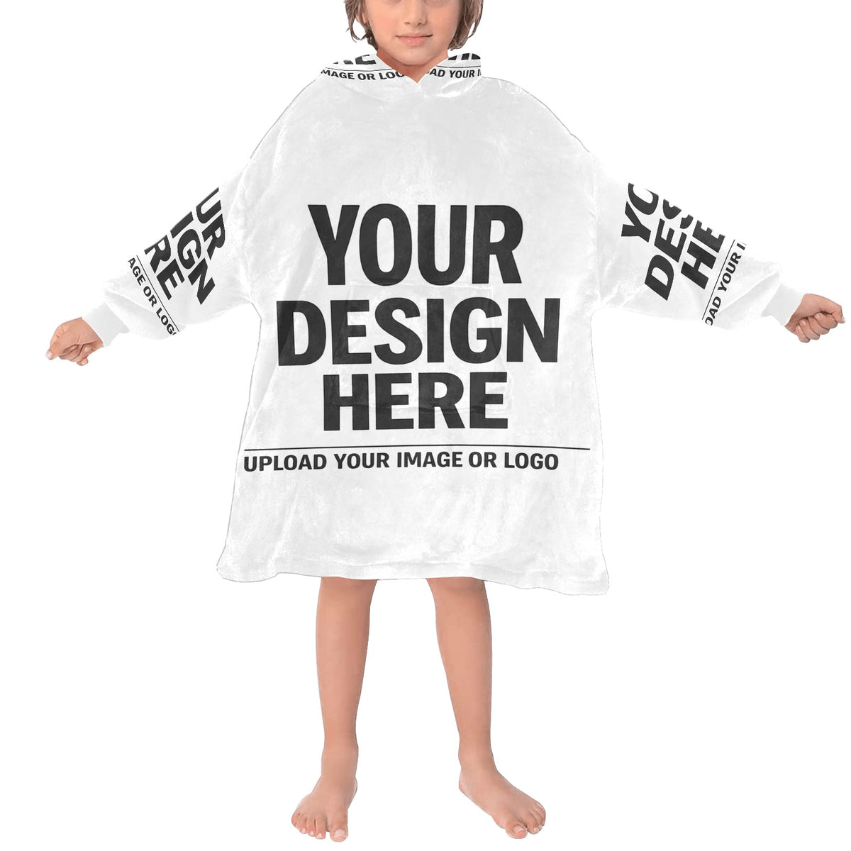 Blanket Hoodie for Little Kids
