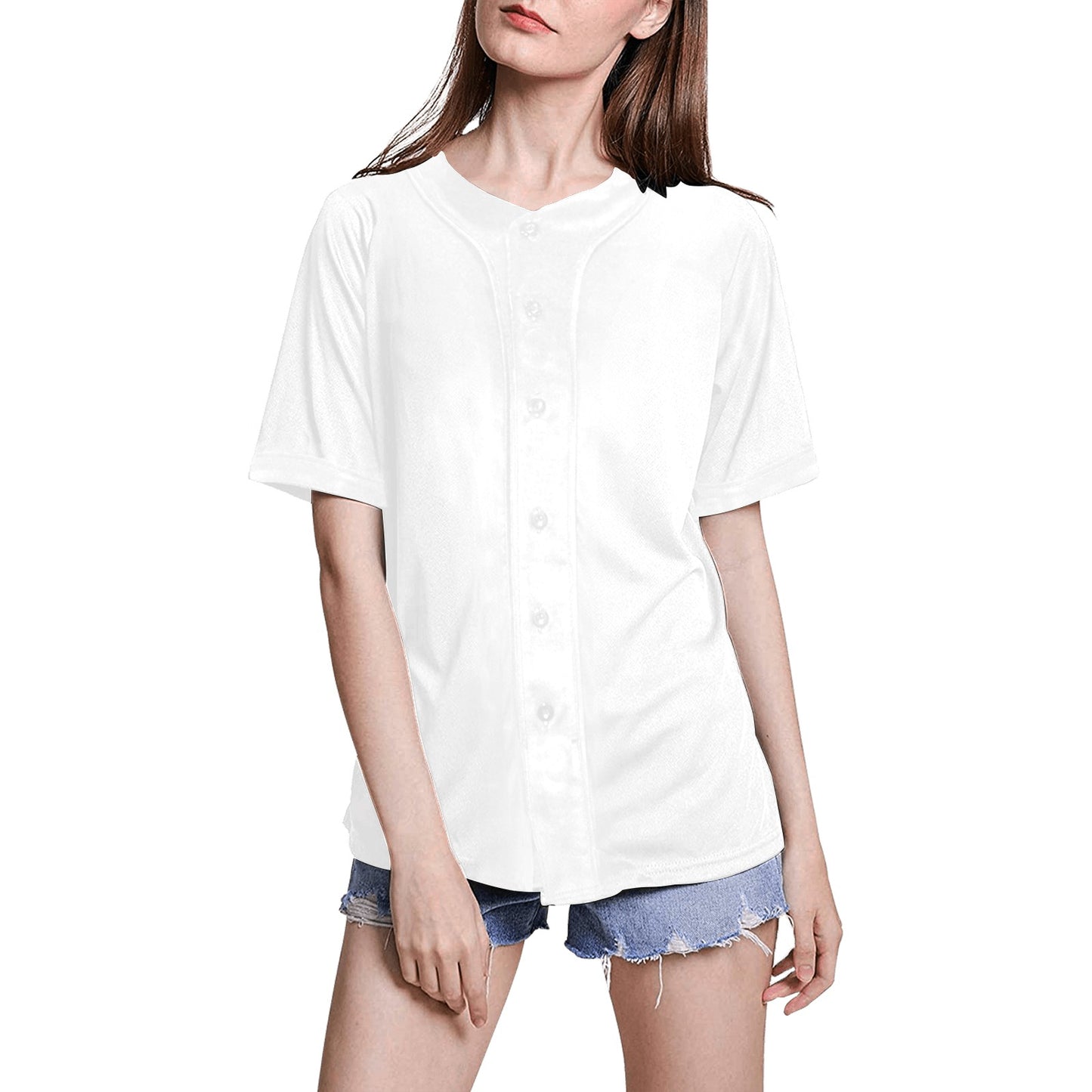 Women's All Over Print Baseball Jersey