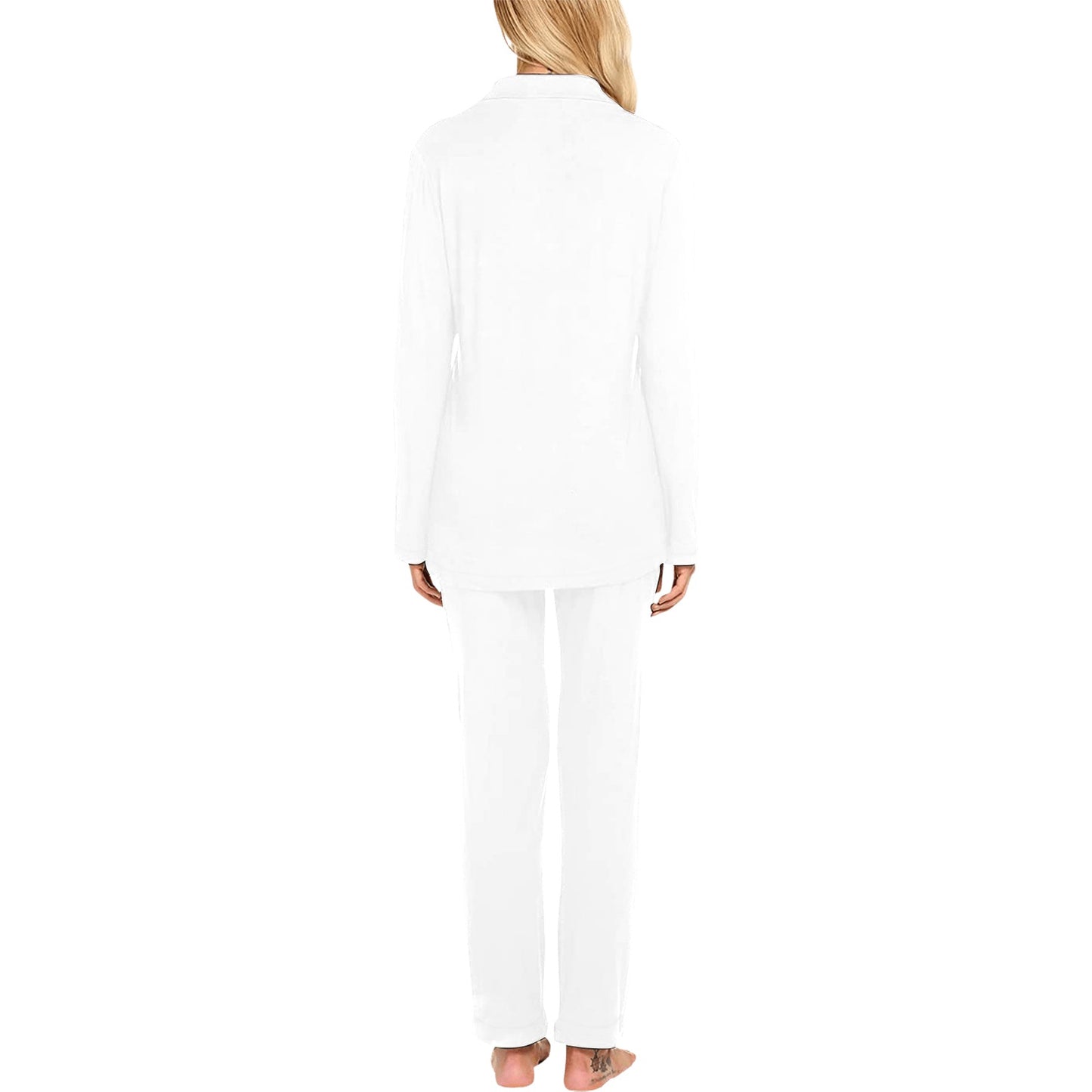 Women's Long Pajama Set (Button Down)