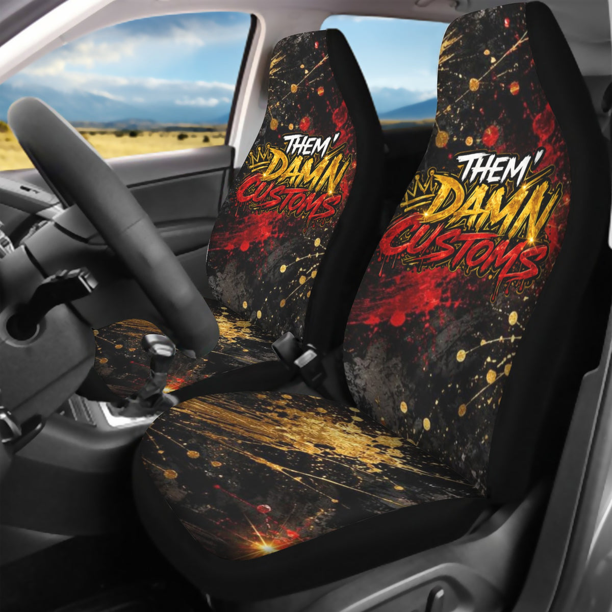 Custom Car Seat Cover Set