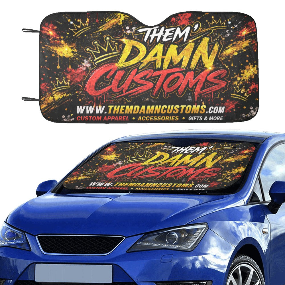Custom Car Sunshade 55"x30"