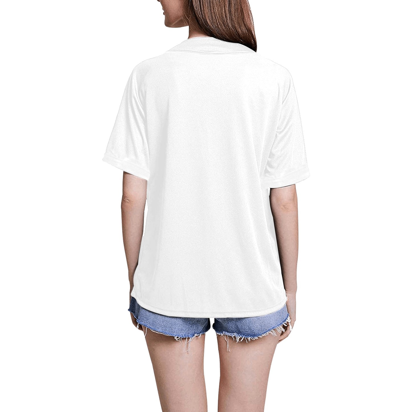 Women's All Over Print Baseball Jersey