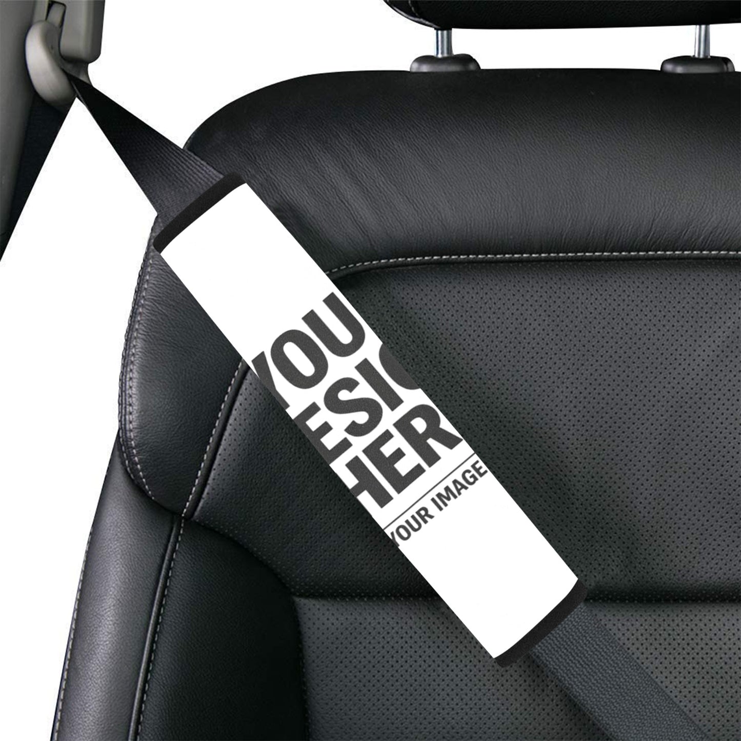 Custom Car Seat Belt Cover 7''x12.6'' (Pack of 2)