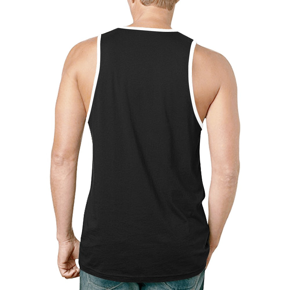 Men's New All Over Print Tank Top