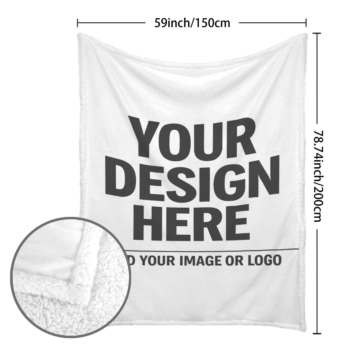 Double-Layer Flannel Sherpa Blanket