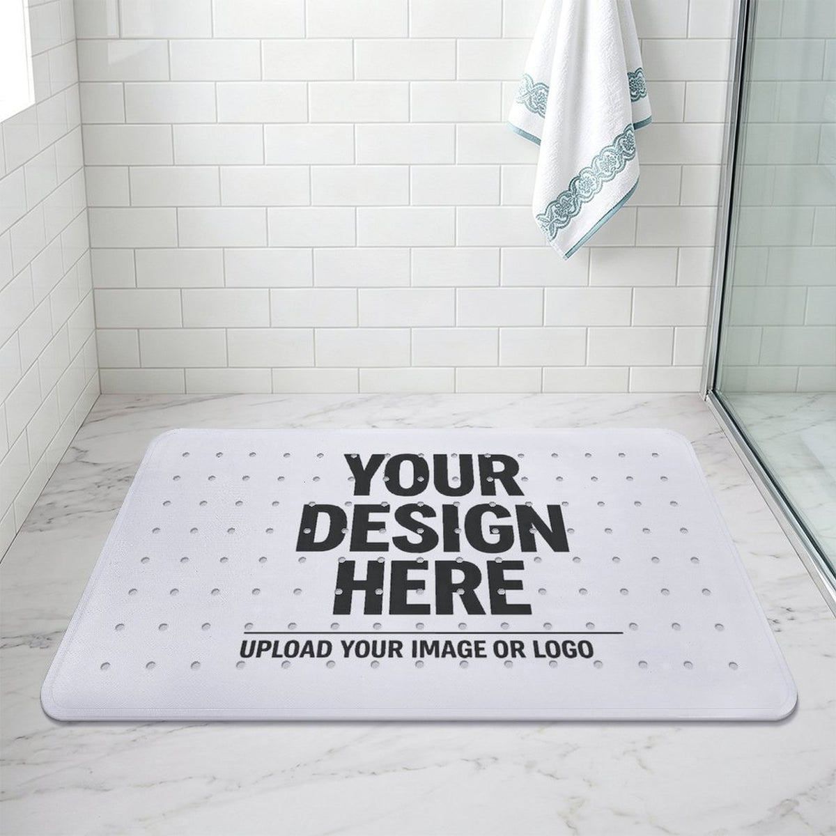 Bathroom Suction Cup Anti-slip Mat 70 x 40cm