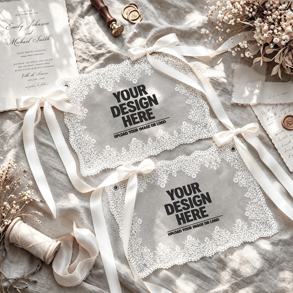 Lace Chair Back Cover (Set of 2)