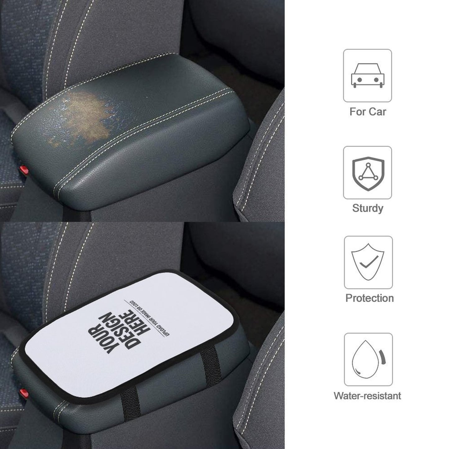 Custom Car Armrest Cover