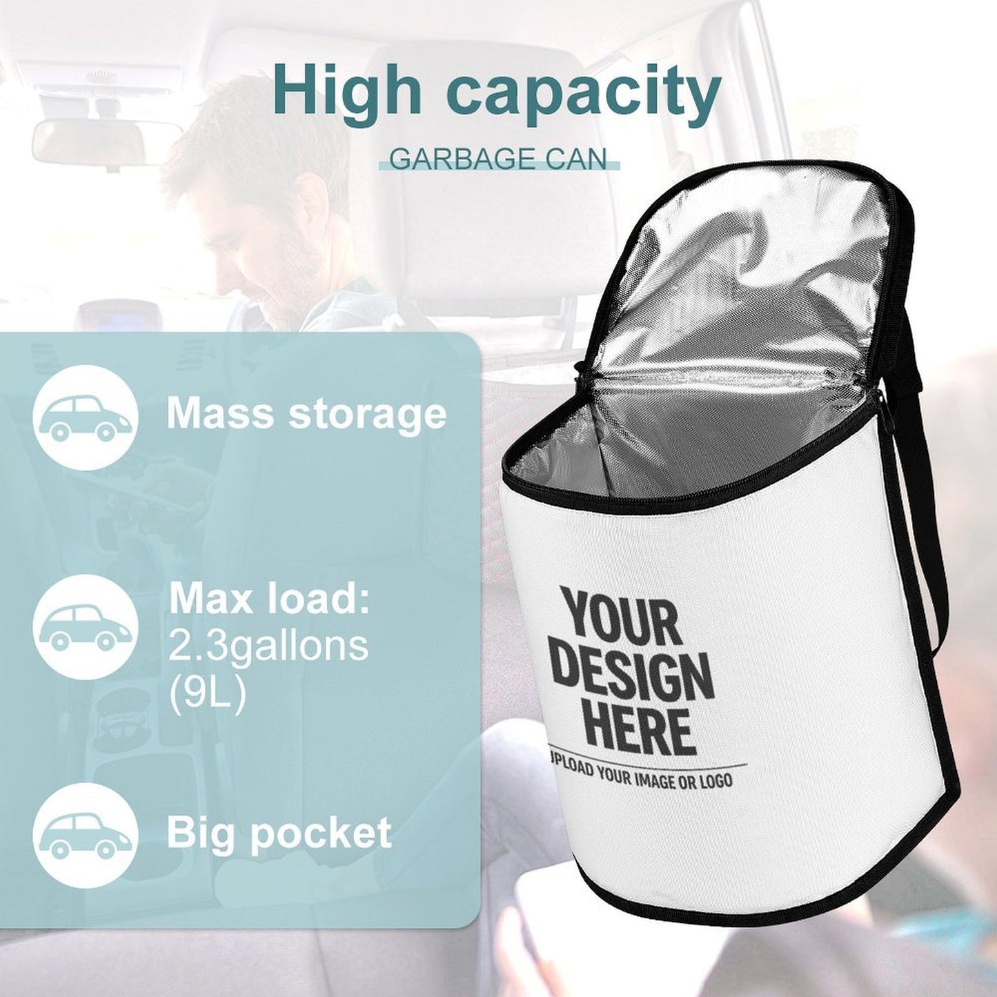 Custom Car Garbage Storage Bag