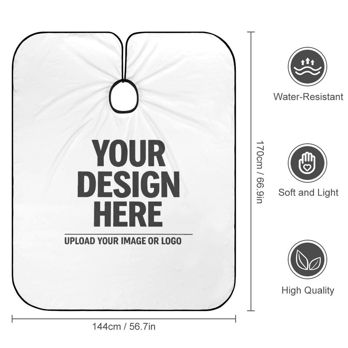Custom Design Adult Barber Apron