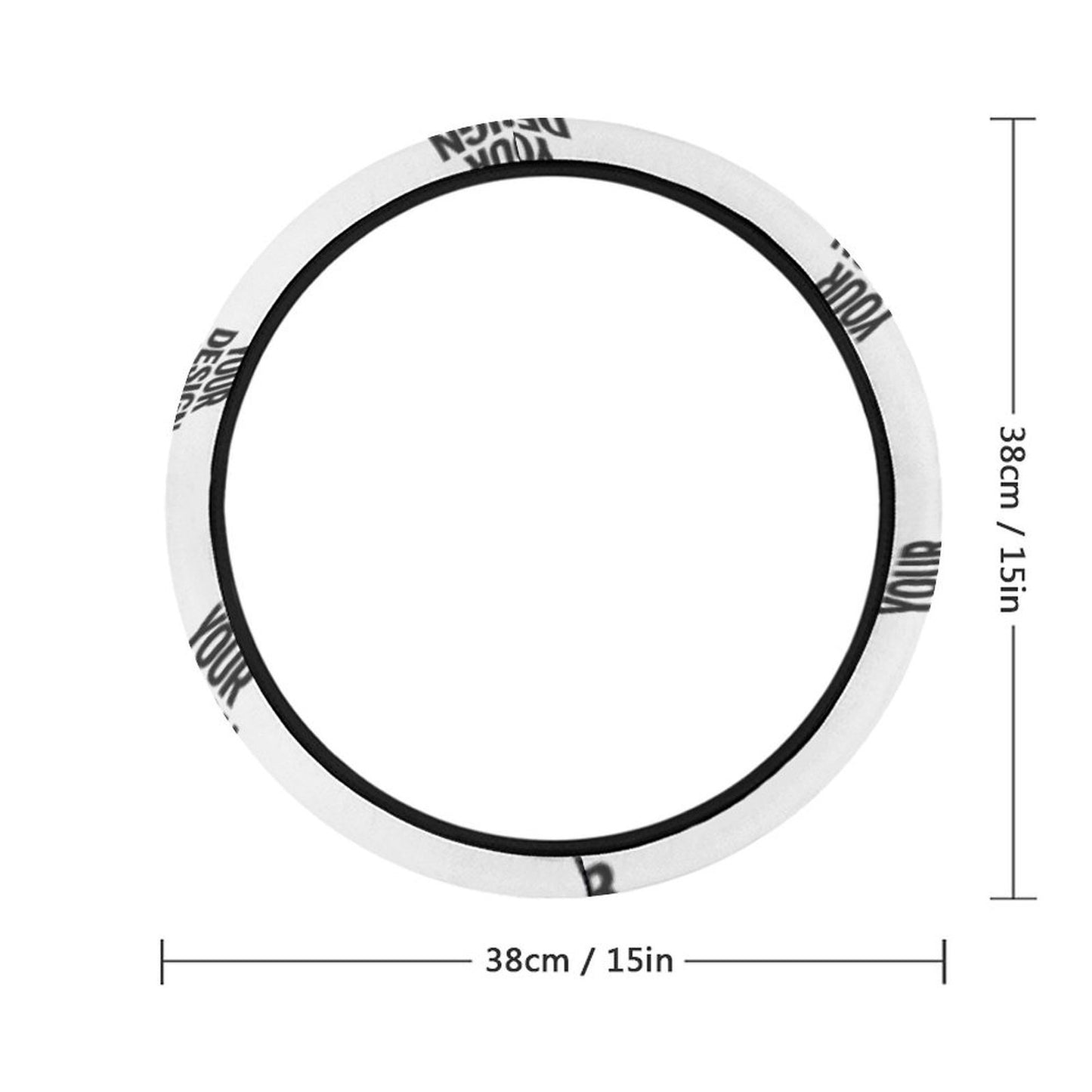 Custom Car Steering Wheel Cover