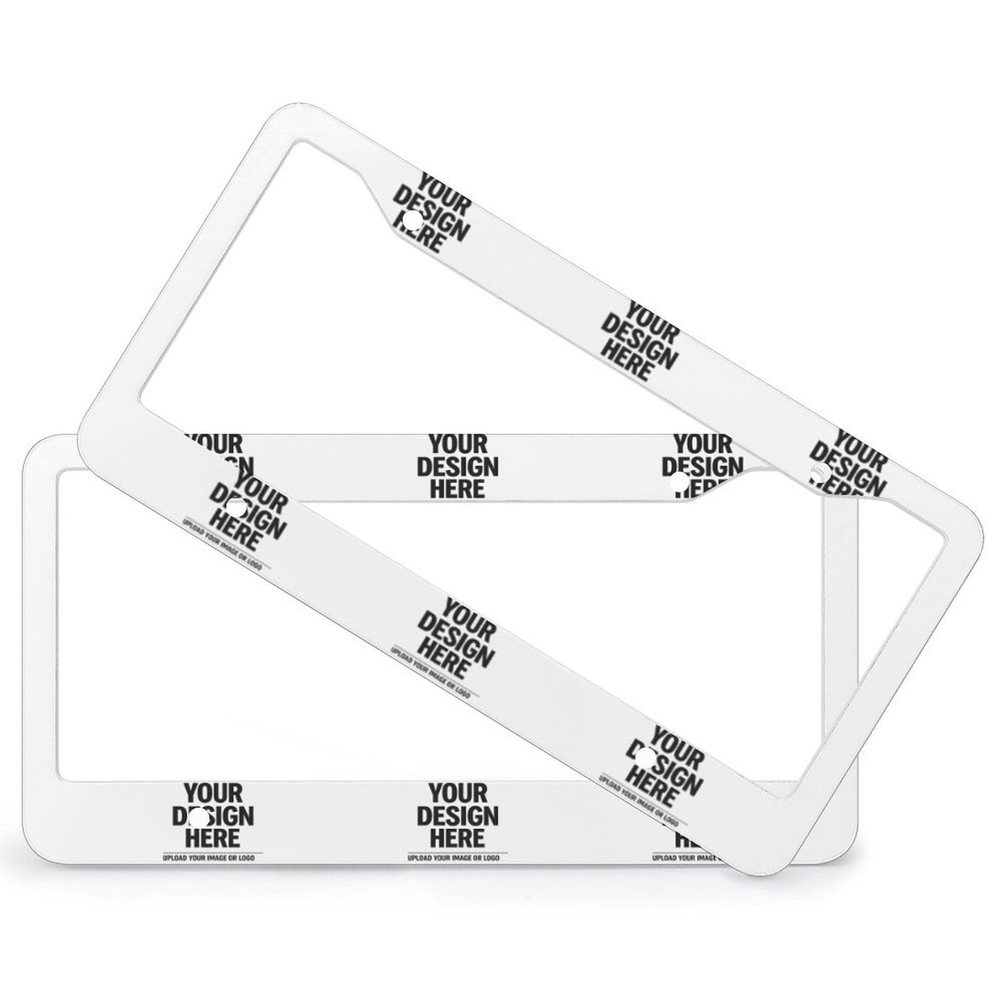 Custom License Plate Frame (4 Round Holes)