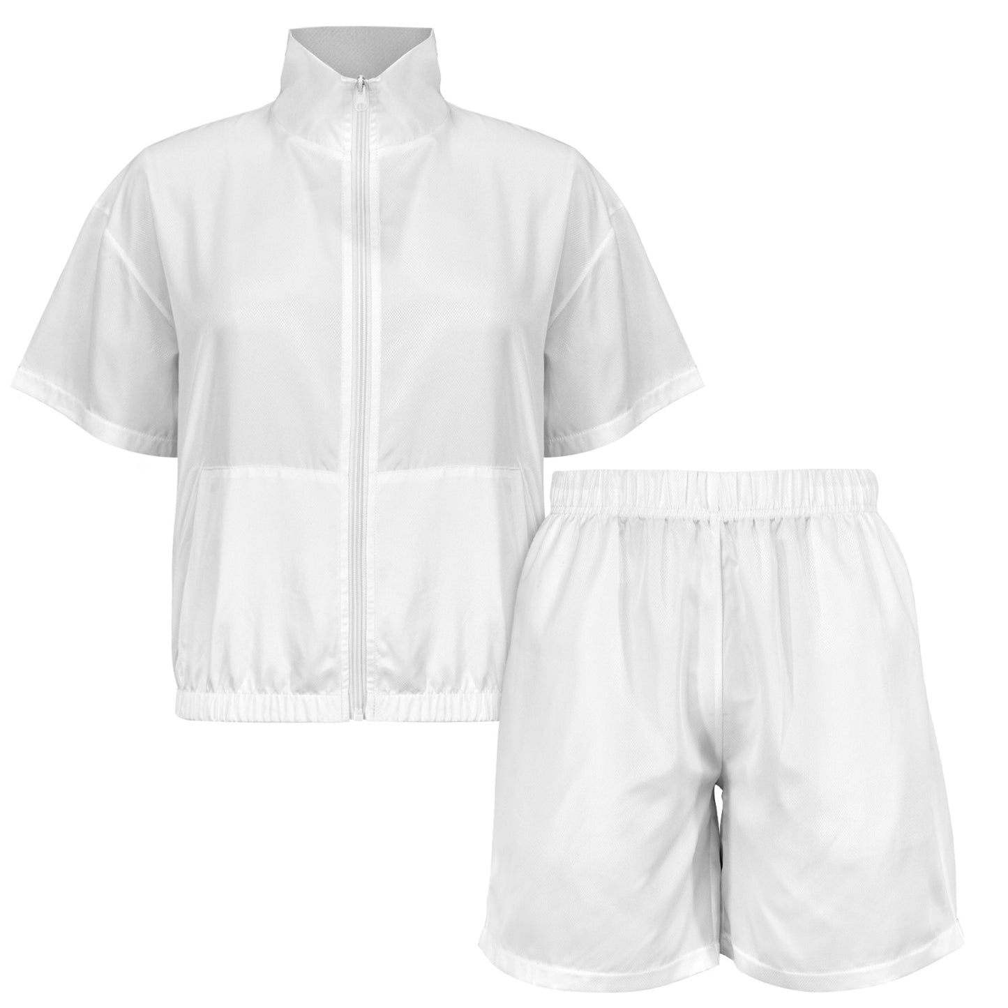 Women's 3-Piece Windbreaker Short Set