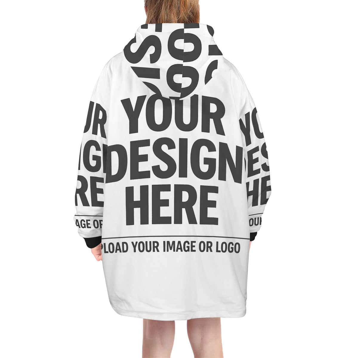Blanket Hoodie for Big Kids
