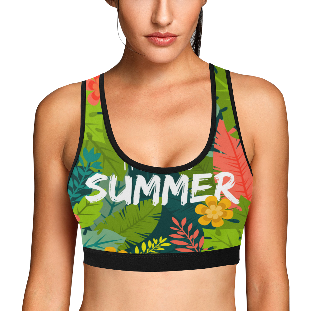Women's All Over Print Sports Bra