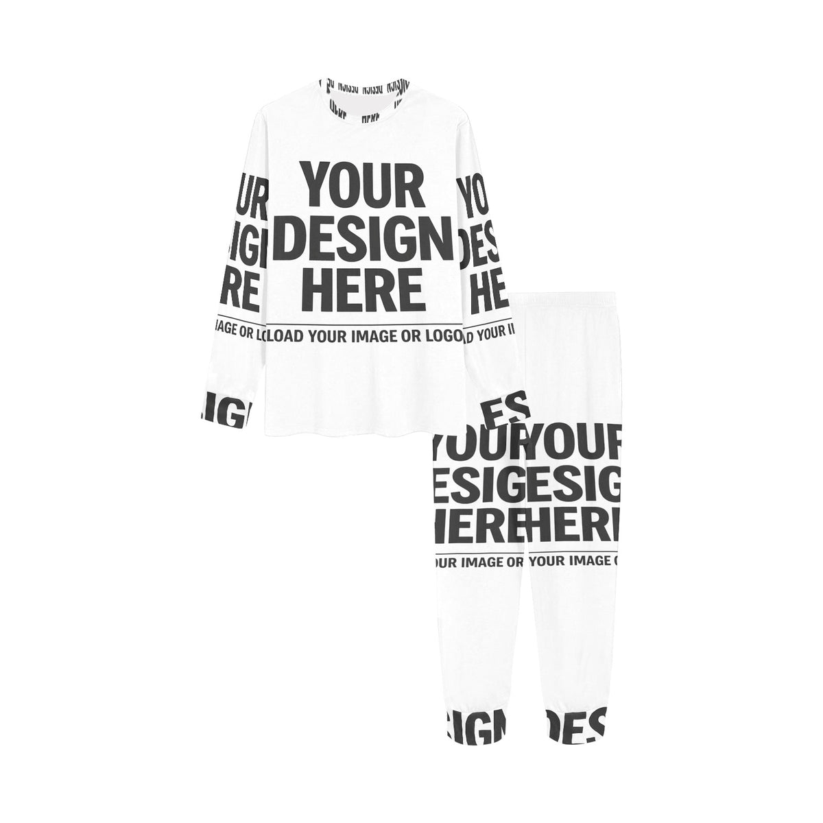 Big Kids' All Over Print Pajama Set