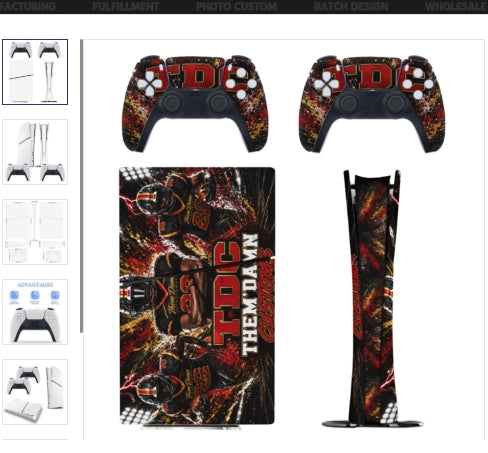 PS5 Game Console Sticker (Digital Version)