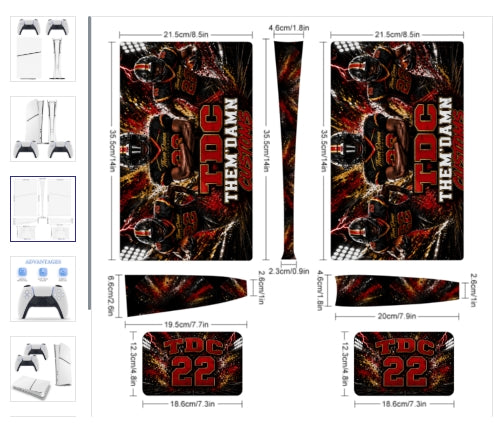 PS5 Game Console Sticker (Digital Version)