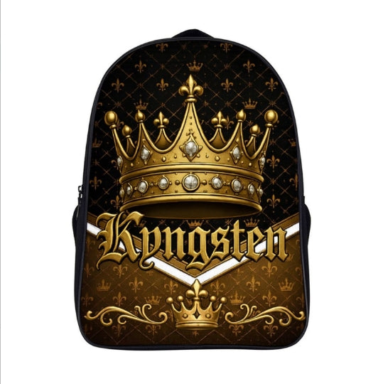 2 Compartment Backpack (Black Straps)