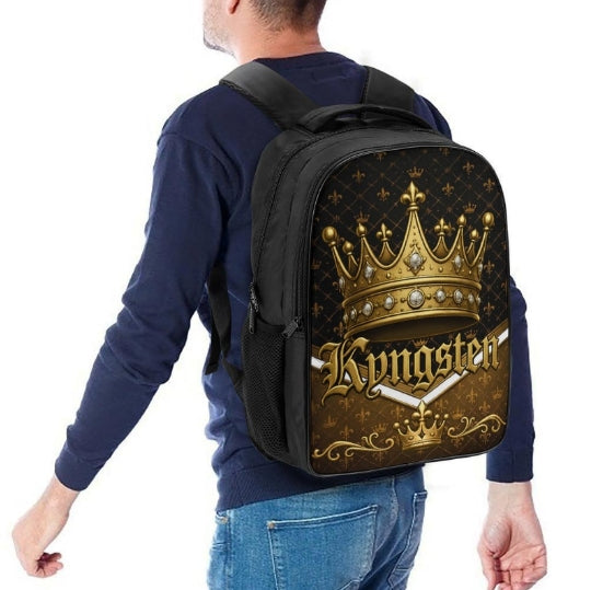 2 Compartment Backpack (Black Straps)