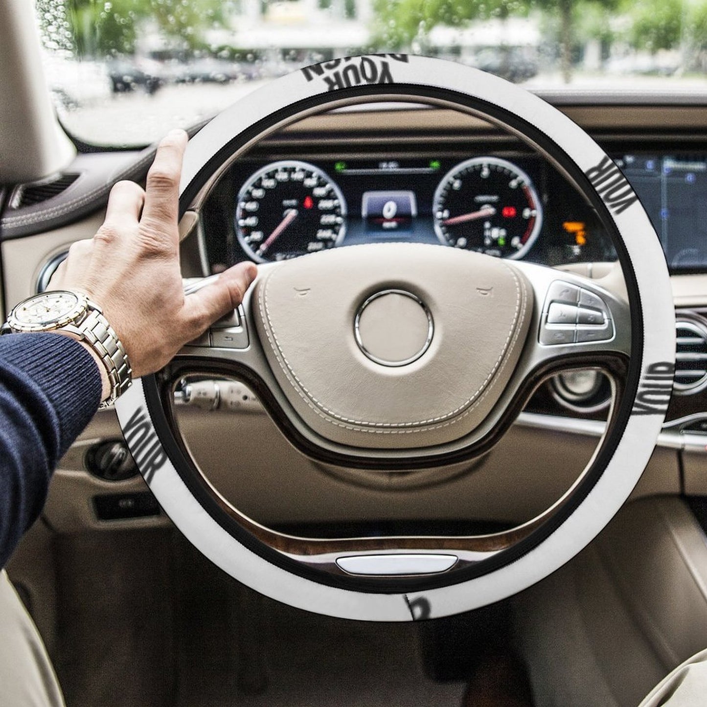 Custom Car Steering Wheel Cover