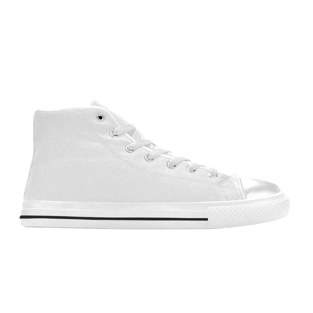 Kid's High Top Canvas Shoes