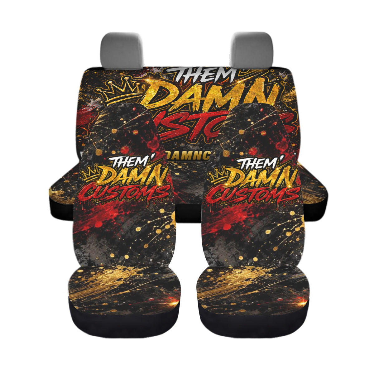 Custom Car Seat Cover Set