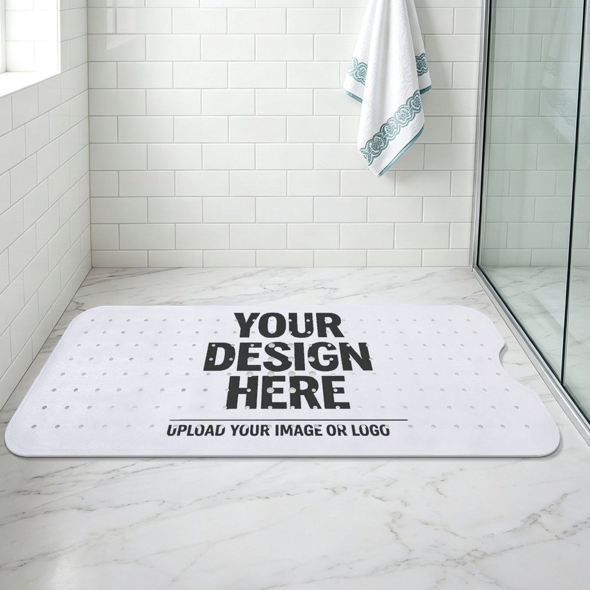Bathroom Suction Cup Anti-slip Mat 100 x 40cm