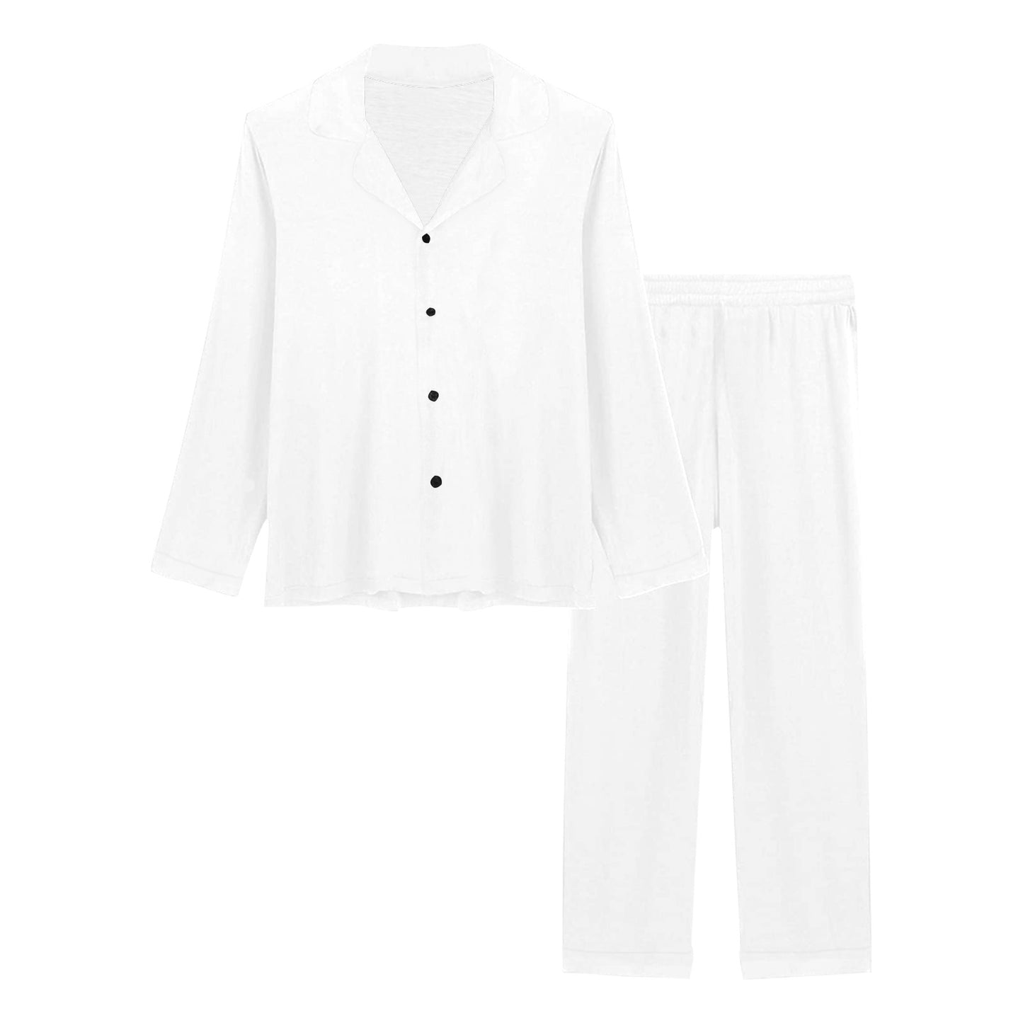 Women's Long Pajama Set (Button Down)