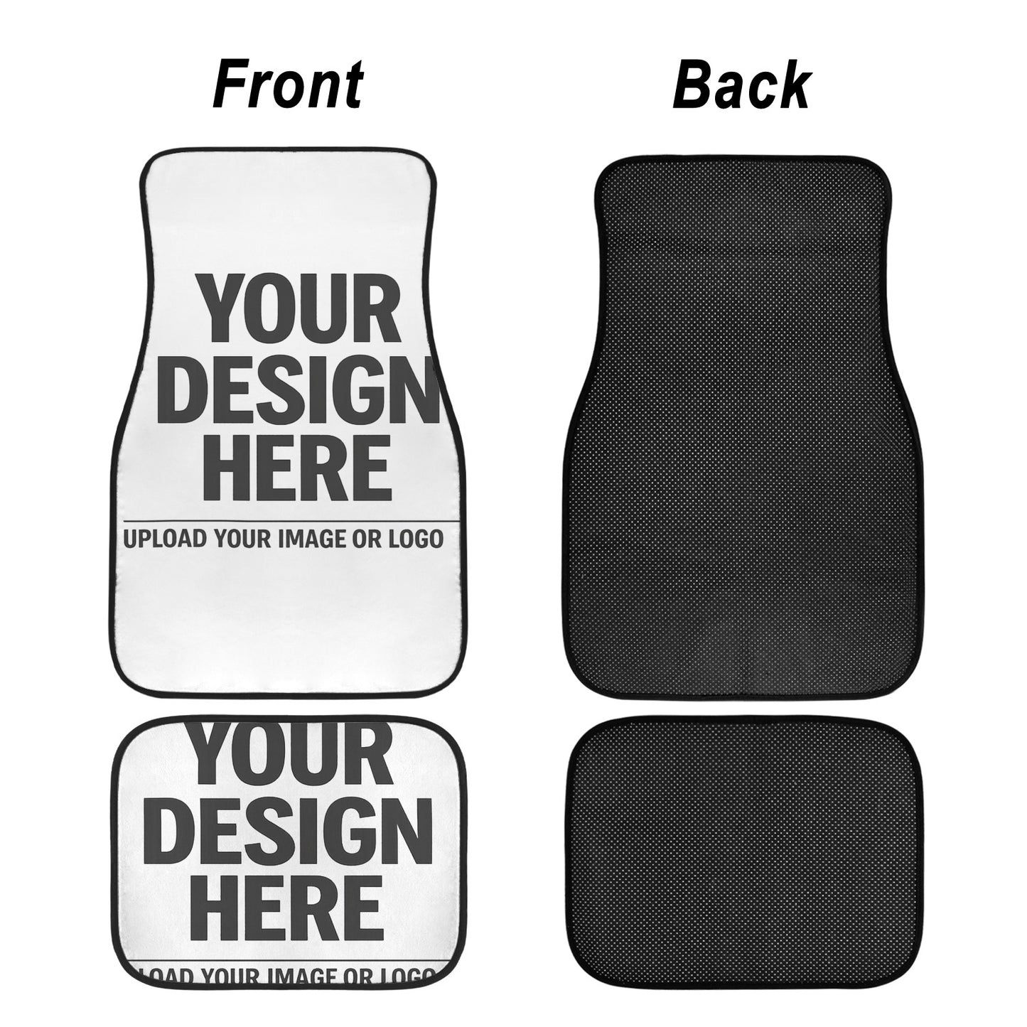 Custom 4-Piece Car Floor Mats