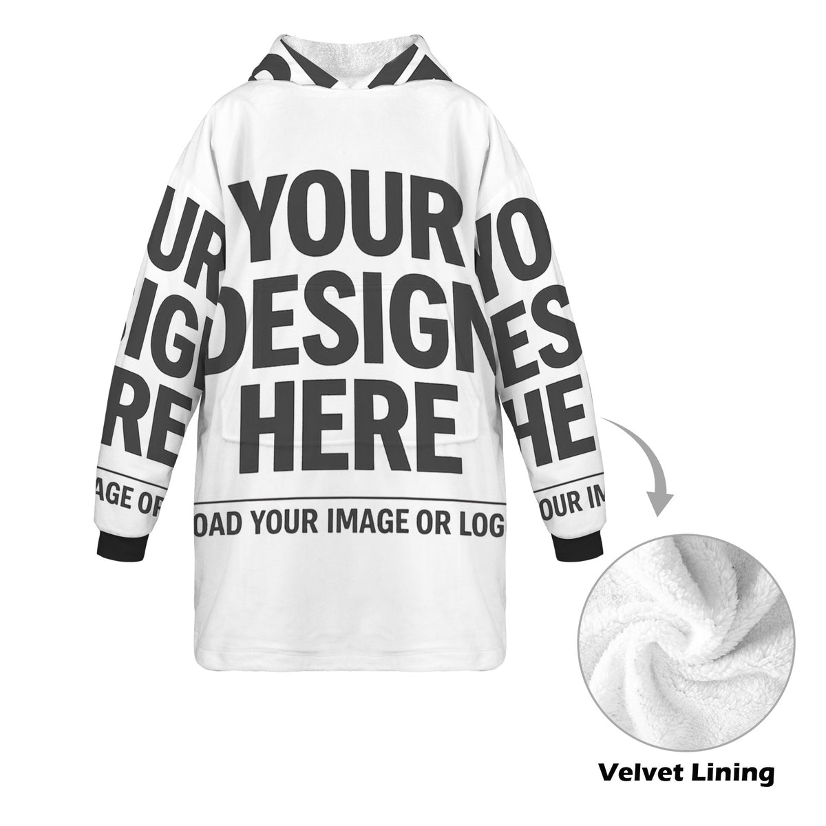 Blanket Hoodie for Big Kids
