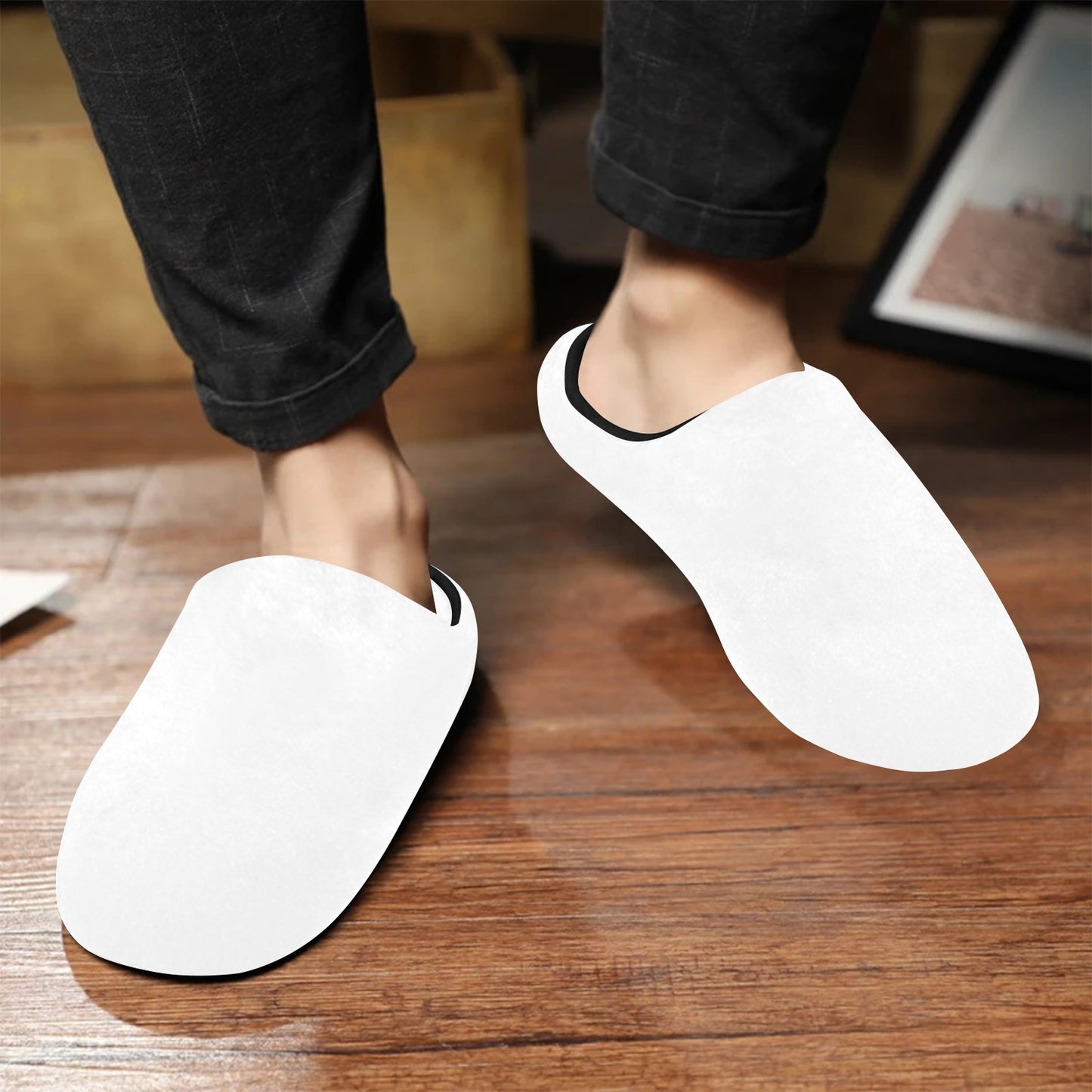 Men's Non-Slip Cotton Slippers