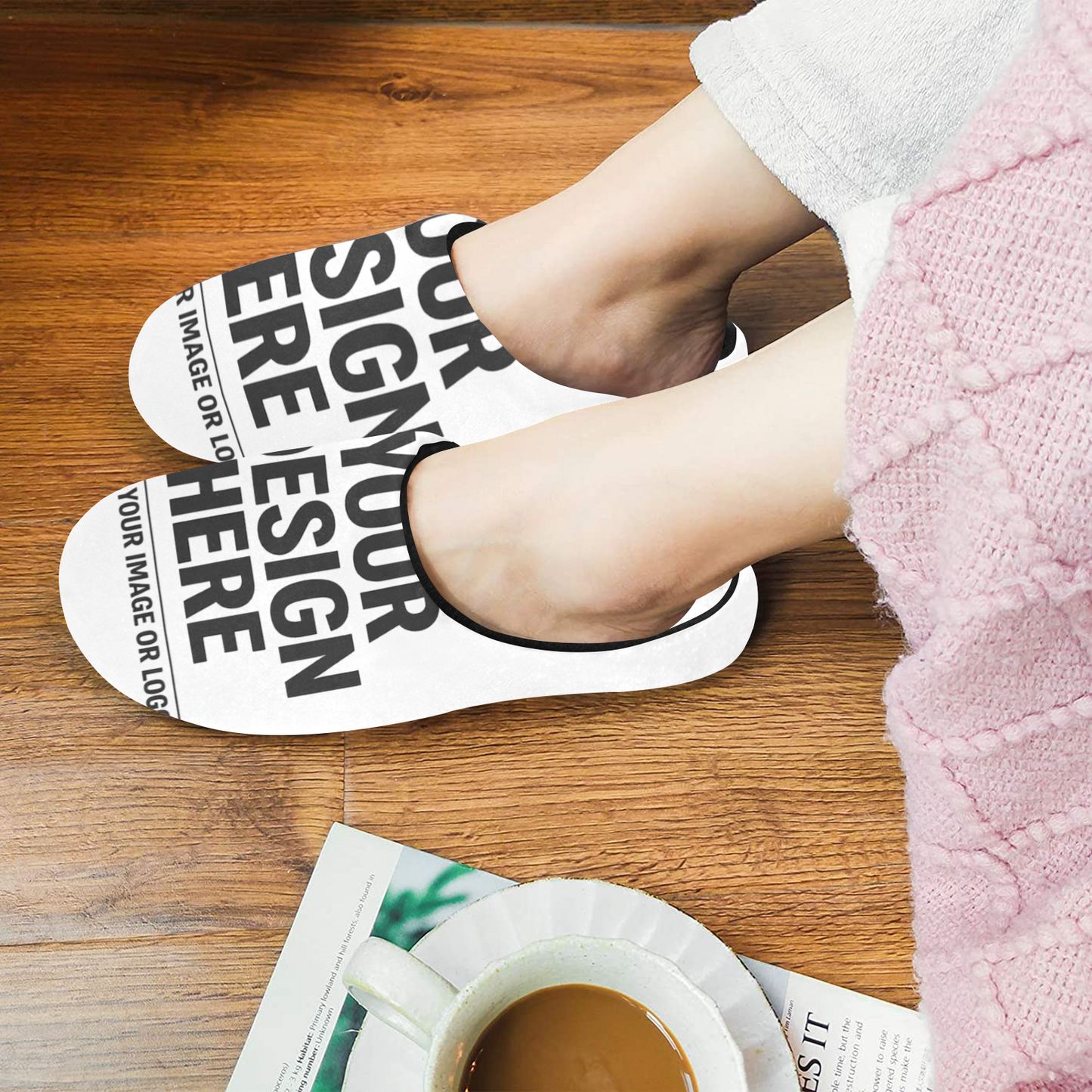 Women's Non-Slip Cotton Slippers