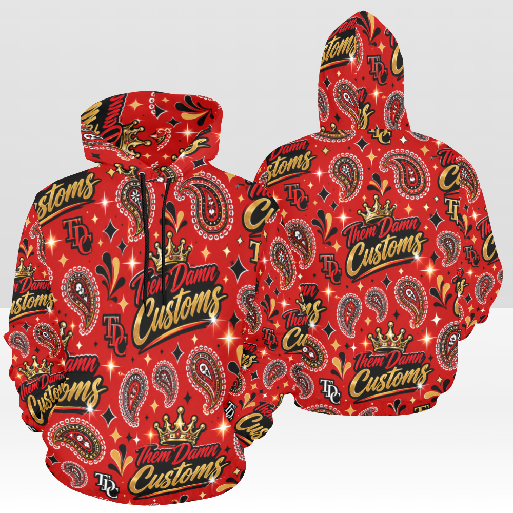 Women's All Over Print Hoodie