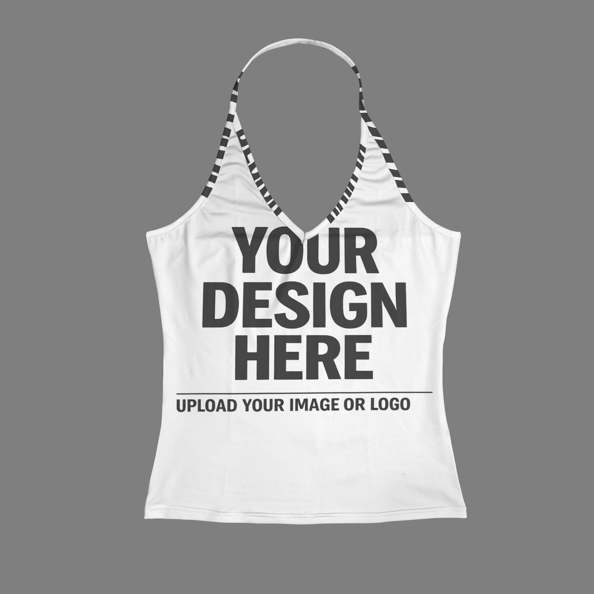 Women's V-Neck Halter Top