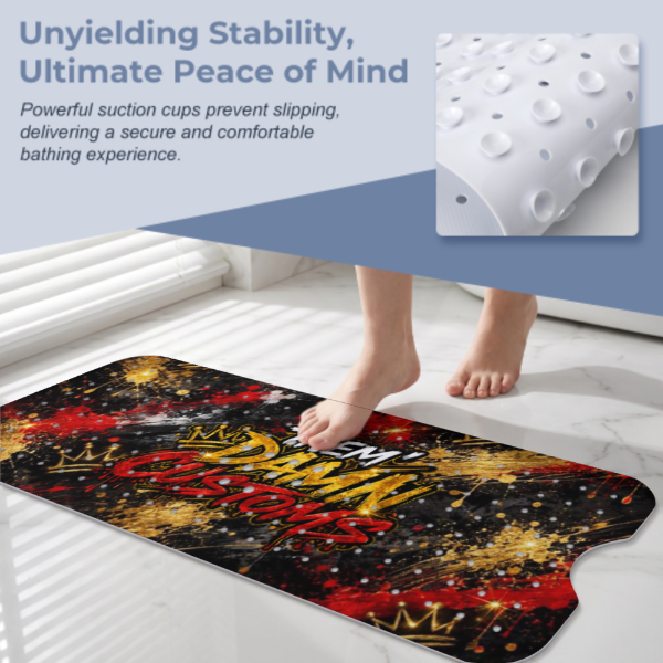 Bathroom Suction Cup Anti-slip Mat 100 x 40cm