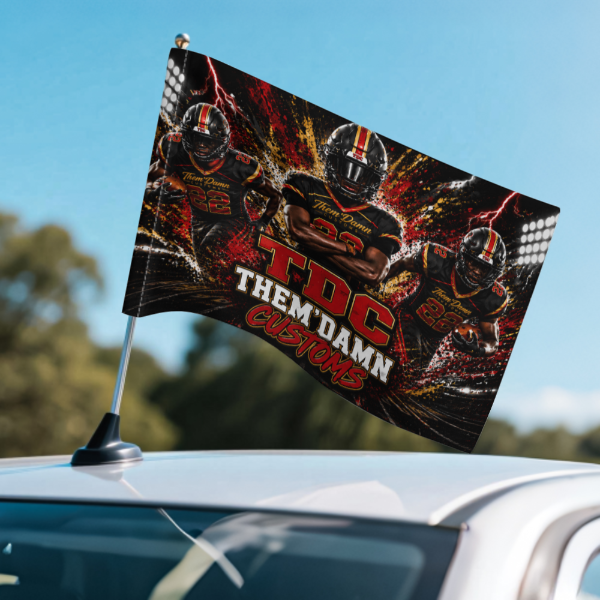 Custom Car Flag (30 x 45cm)
