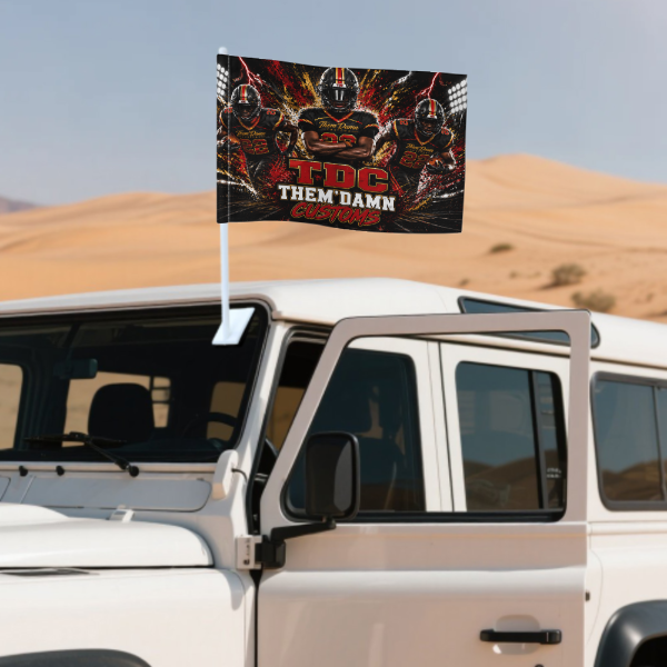 Custom Car Flag (30 x 45cm)