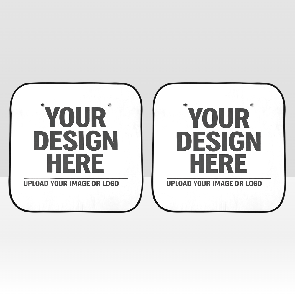 Custom Car Sunshade 28"x28"(2 piece)