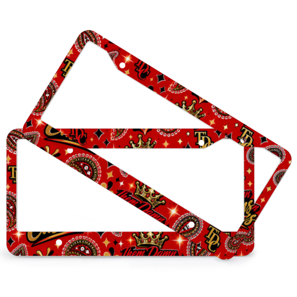 Custom License Plate Frame (4 Round Holes)