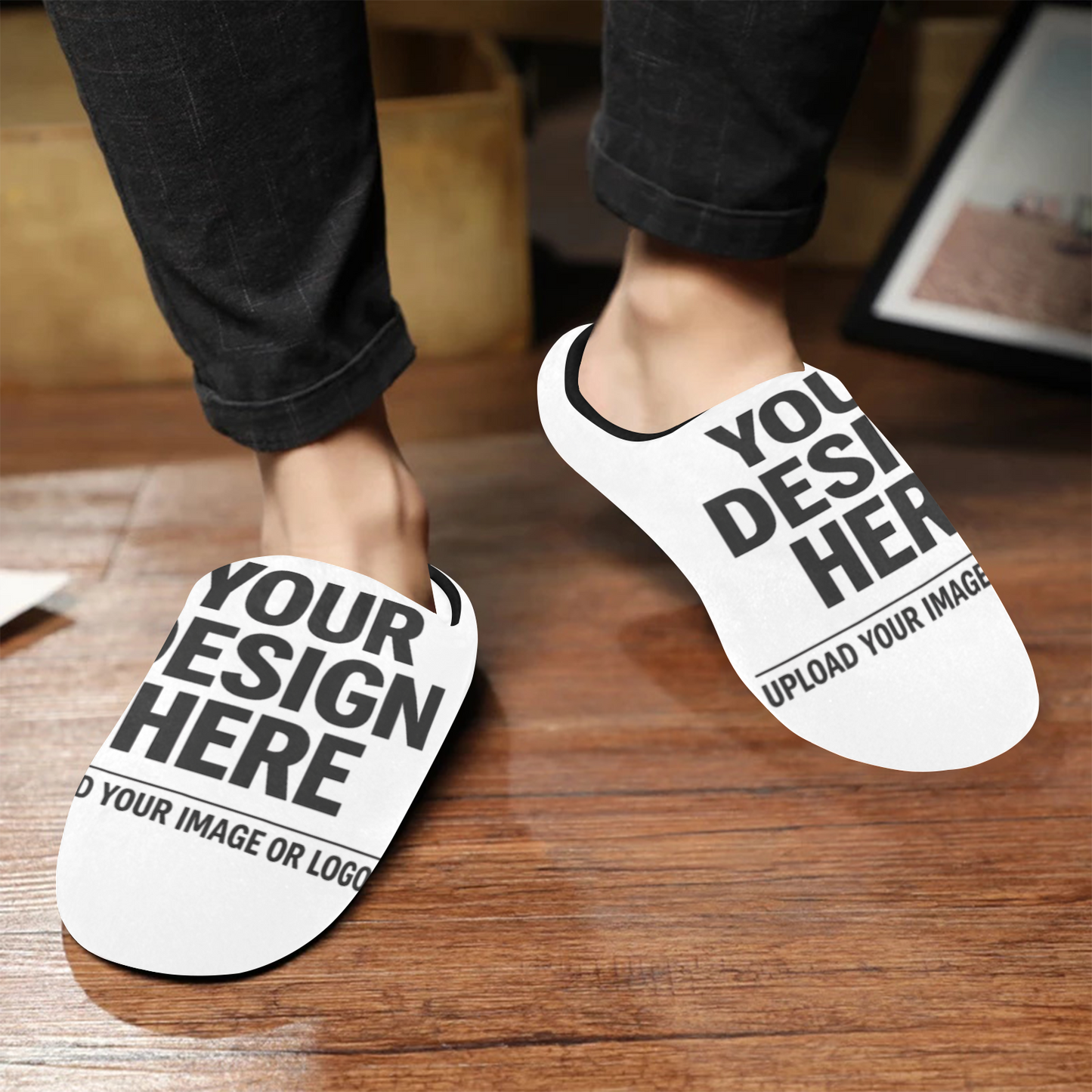 Men's Non-Slip Cotton Slippers