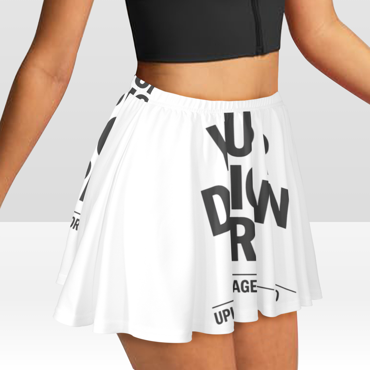 Women's All Over Print Skater Skirt